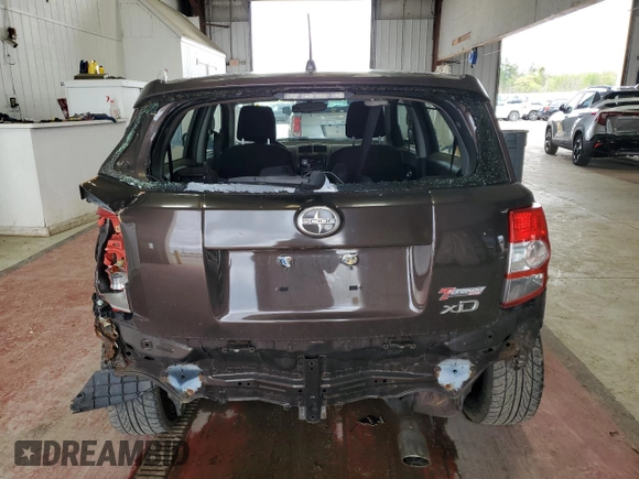 2011 Scion xD with VIN JTKKU4B49B1008432, listed as a Copart auction lot 55431345 with 172,069 mi miles and Salvage Title. Bid and sale history available at DreamBid. Image 6.
