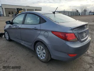 2017 Hyundai Accent SE with VIN KMHCT4AE1HU313886, listed as a Copart auction lot 51102785 with 133,073 mi miles and Salvage Title. Bid and sale history available at carsss.com. Image 2.