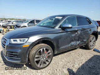2018 Audi SQ5 Prestige with VIN WA1C4AFY8J2119726, listed as a Copart auction lot 48949415 with 87,373 mi miles and Salvage Title. Bid and sale history available at DreamBid. Image 1.