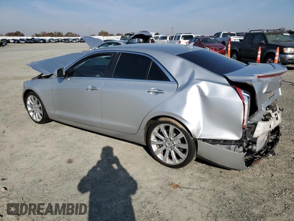 2013 Cadillac ATS Premium with VIN 1G6AF5SX5D0159907, listed as a Copart auction lot 83404814 with 0 mi miles and Salvage Title. Bid and sale history available at carsss.com. Image 2.