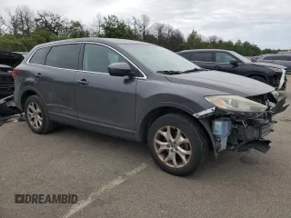 2014 Mazda CX-9 Touring with VIN JM3TB3CV1E0438847, listed as a Copart auction lot 62277205 with 209,050 mi miles and Salvage title. Bid and sale history available at DreamBid. Image 4.