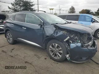 2017 Nissan Murano SV with VIN 5N1AZ2MG1HN114550, listed as a Copart auction lot 80918854 with 158,753 mi miles and Salvage Title. Bid and sale history available at carsss.com. Image 4.
