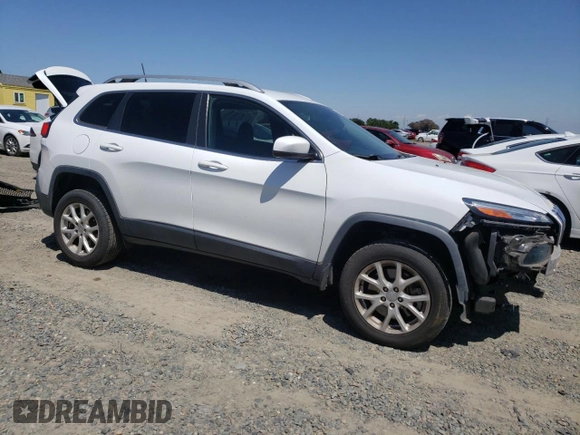 2017 Jeep Cherokee Latitude with VIN 1C4PJMCS7HW625424, listed as a Copart auction lot 54624375 with 79,400 mi miles and Salvage Title. Bid and sale history available at carsss.com. Image 4.
