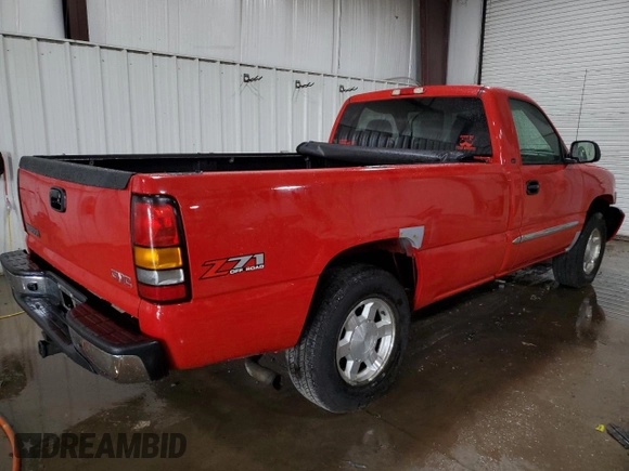 2005 GMC Sierra 1500 SLE with VIN 1GTEK14T35Z273334, listed as a Copart auction lot 61205445 with 107,518 mi miles and Salvage title. Bid and sale history available at DreamBid. Image 3.