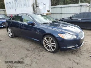 2010 Jaguar XF Premium Luxury with VIN SAJWA0GBXALR74276, listed as a Copart auction lot 79455534 with 0 mi miles and Salvage Title. Bid and sale history available at carsss.com. Image 4.