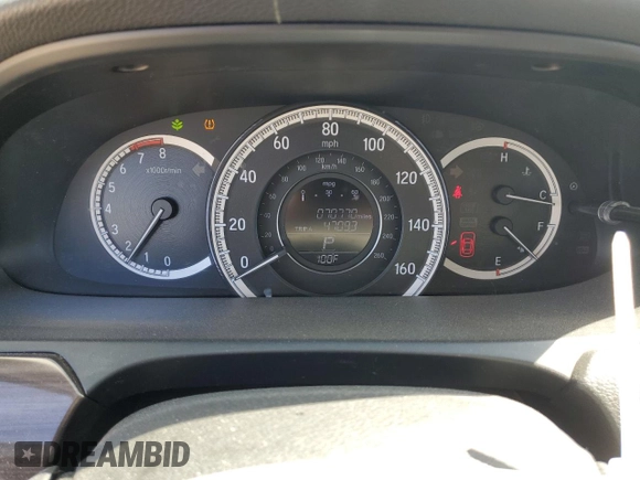 2016 Honda Accord EX with VIN 1HGCR2F70GA026414, listed as a Copart auction lot 52986765 with 70,770 mi miles and Salvage Title. Bid and sale history available at carsss.com. Image 9.