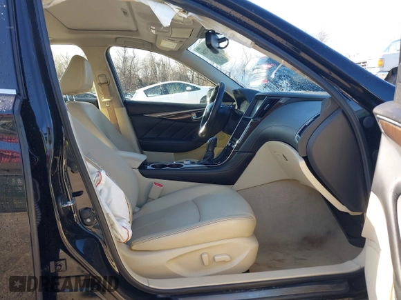 2018 Infiniti Q50 3.0t LUXE with VIN JN1EV7AP0JM351287, listed as a IAAI auction lot 41533708 with 82,549 mi miles. Bid and sale history available at carsss.com. Image 5.