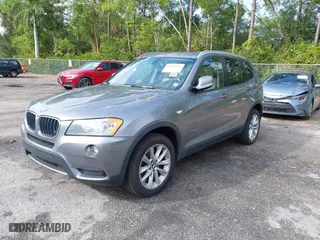 2013 BMW X3 xDrive28i with VIN 5UXWX9C57D0A13000, listed as a IAAI auction lot 41070011 with 126,246 mi miles. Bid and sale history available at carsss.com. Image 2.