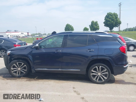 2018 GMC Terrain Denali with VIN 3GKALXEX9JL256723, listed as a IAAI auction lot 42398296 with 122,134 mi miles and . Bid and sale history available at DreamBid. Image 14.