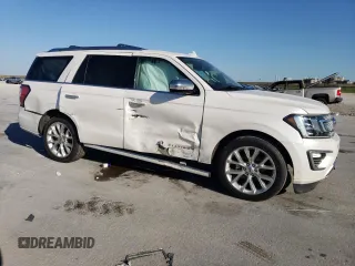 2019 Ford Expedition Platinum with VIN 1FMJU1LT1KEA71438, listed as a Copart auction lot 48466285 with 67,764 mi miles and Salvage Title. Bid and sale history available at carsss.com. Image 4.