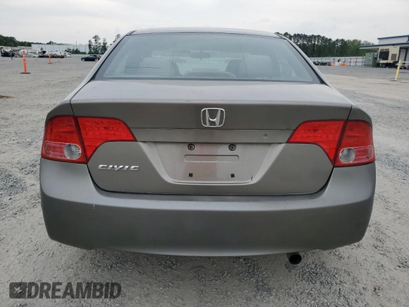 2008 Honda Civic LX z VIN 1HGFA16508L024861, wystawiony jako Copart lot #54228605 z przebiegiem 169 717 mil mil oraz Szkoda całkowita • Salvage title. Historia ofert i sprzedaży dostępna na DreamBid. Obrazek 6.