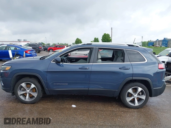 2020 Jeep Cherokee High Altitude with VIN 1C4PJLDN5LD636199, listed as a IAAI auction lot 42086834 with 66,101 mi miles and . Bid and sale history available at DreamBid. Image 14.