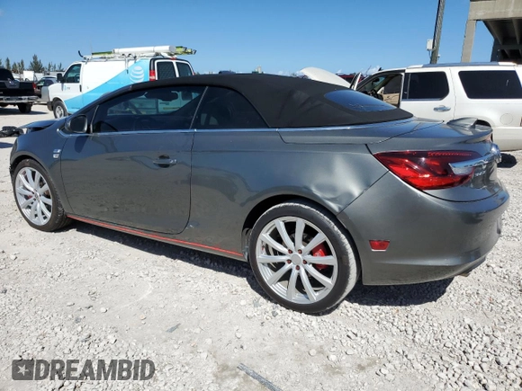 2017 Buick Cascada Premium with VIN W04WH3N5XHG057845, listed as a Copart auction lot 49683175 with 70,192 mi miles and Salvage Title. Bid and sale history available at DreamBid. Image 2.