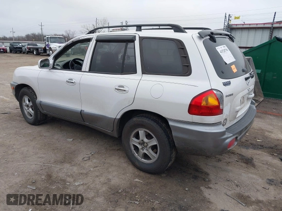 2003 Hyundai Santa Fe GLS with VIN KM8SC13E33U520344, listed as a IAAI auction lot 41528796 with 246,923 mi miles. Bid and sale history available at carsss.com. Image 3.