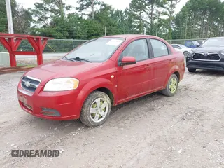 2008 Chevrolet Aveo LS with VIN KL1TD56688B096686, listed as a IAAI auction lot 42557429 with 67,405 mi miles and . Bid and sale history available at DreamBid. Image 2.