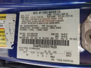 2014 Ford Fusion SE Hybrid with VIN 3FA6P0LU3ER219620, listed as a IAAI auction lot 41560424 with 153,681 mi miles. Bid and sale history available at carsss.com. Image 9.