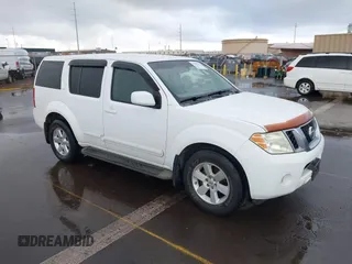 2008 Nissan Pathfinder LE z VIN 5N1AR18U58C603281, wystawiony jako IAAI lot #42069265 z przebiegiem 111 813 mil mil oraz . Historia ofert i sprzedaży dostępna na DreamBid. Obrazek 1.