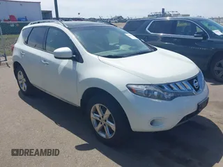 2010 Nissan Murano SL with VIN JN8AZ1MWXAW138355, listed as a IAAI auction lot 42167652 with 127,223 mi miles. Bid and sale history available at carsss.com. Image 1.