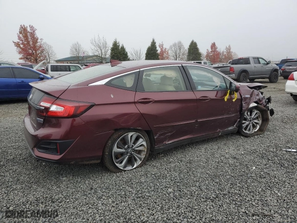 2021 Honda Clarity Plug-In Hybrid Touring with VIN JHMZC5F30MC001620, listed as a Copart auction lot 81752464 with 24,829 mi miles and Salvage Title. Bid and sale history available at carsss.com. Image 3.