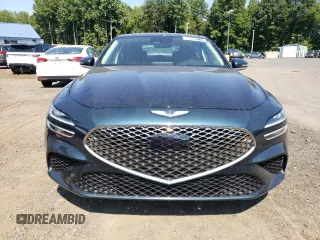 2023 Genesis G70 2.0T with VIN KMTG34TA6PU131696, listed as a Copart auction lot 69596114 with 29,968 mi miles and Salvage Title. Bid and sale history available at DreamBid. Image 5.