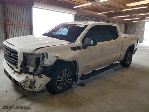 2020 GMC Sierra 1500 AT4 with VIN 3GTP9EEL0LG102340, listed as a Copart auction lot 49222405 with 108,474 mi miles and Salvage Title. Bid and sale history available at carsss.com. Image 1.