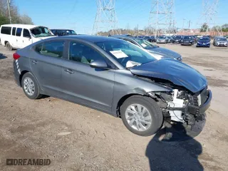 2018 Hyundai Elantra SE with VIN KMHD74LF2JU578773, listed as a IAAI auction lot 41991059 with 19,834 mi miles. Bid and sale history available at carsss.com. Image 1.