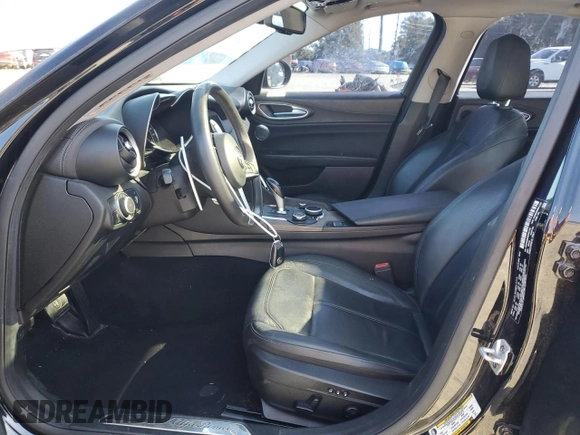 2019 Alfa Romeo Giulia Ti Sport with VIN ZARFAMBN5K7601797, listed as a Copart auction lot 79797254 with 68,077 mi miles and Salvage Title. Bid and sale history available at carsss.com. Image 7.