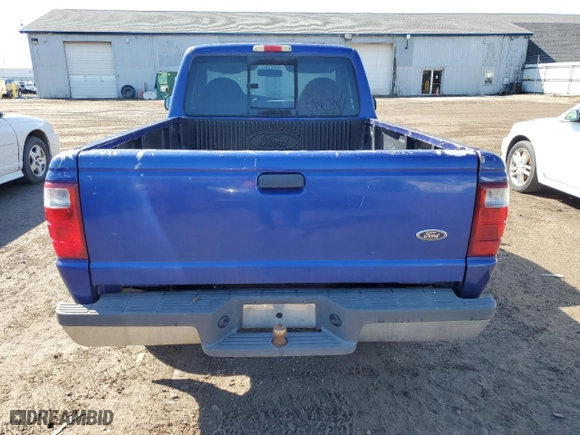 2003 Ford Ranger XL with VIN 1FTYR10DX3TA12645, listed as a Copart auction lot 52620155 with 270,078 mi miles and Clean Title. Bid and sale history available at carsss.com. Image 6.