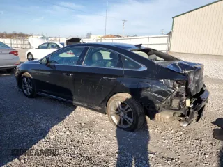 2018 Hyundai Sonata Sport Plus with VIN 5NPE34AF5JH716386, listed as a Copart auction lot 43592455 with 113,637 mi miles and Salvage Title. Bid and sale history available at DreamBid. Image 2.