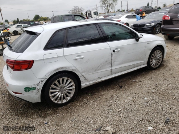 2017 Audi A3 Sportback e-tron Premium with VIN WAUUPBFF4HA054280, listed as a Copart auction lot 54023604 with 84,007 mi miles and Salvage Title. Bid and sale history available at carsss.com. Image 3.