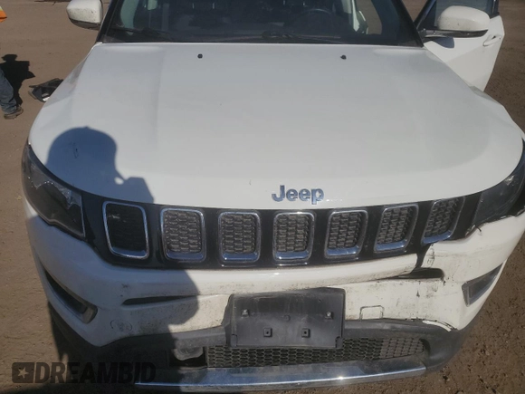 2021 Jeep Compass Limited with VIN 3C4NJDCBXMT506130, listed as a Copart auction lot 54016825 with 40,132 mi miles and Salvage Title. Bid and sale history available at DreamBid. Image 12.
