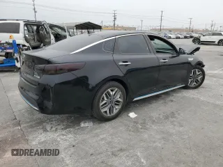 2020 Kia Optima Hybrid EX with VIN KNAGU4LE0L5041685, listed as a Copart auction lot 76353634 with 129,485 mi miles and Salvage Title. Bid and sale history available at carsss.com. Image 3.