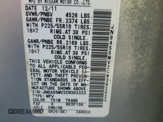 2012 Nissan Rogue S with VIN JN8AS5MV2CW382023, listed as a Copart auction lot 61042015 with 120,742 mi miles and Salvage title. Bid and sale history available at DreamBid. Image 13.