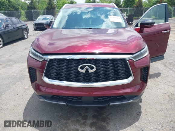 2022 Infiniti QX60 Luxe z VIN 5N1DL1FR9NC330743, wystawiony jako IAAI lot #42456589 z przebiegiem 17 780 mil mil oraz . Historia ofert i sprzedaży dostępna na DreamBid. Obrazek 6.
