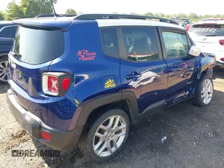 2021 Jeep Renegade 80th Anniversary z VIN ZACNJDBB9MPM67102, wystawiony jako IAAI lot #42636992 z przebiegiem 57 852 mil mil oraz . Historia ofert i sprzedaży dostępna na DreamBid. Obrazek 4.