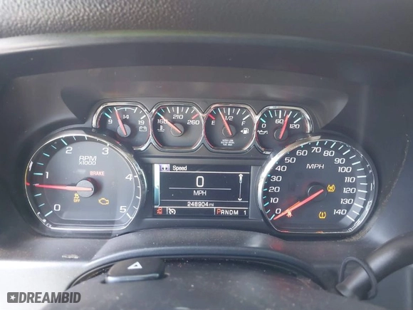 2015 Chevrolet Silverado 2500HD LT with VIN 1GC1KVE87FF183591, listed as a IAAI auction lot 41815929 with 248,904 mi miles. Bid and sale history available at carsss.com. Image 7.