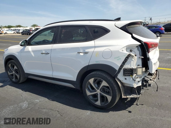2017 Hyundai Tucson Limited z VIN KM8J3CA24HU351457, wystawiony jako Copart lot #58351205 z przebiegiem 103 299 mil mil oraz Szkoda całkowita • Salvage title. Historia ofert i sprzedaży dostępna na DreamBid. Obrazek 2.