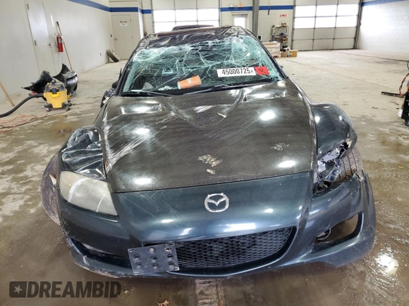 2004 Mazda RX-8 with VIN JM1FE173X40123456, listed as a Copart auction lot 45000725 with Not Provided miles and Clean Title. Bid and sale history available at DreamBid. Image 5.