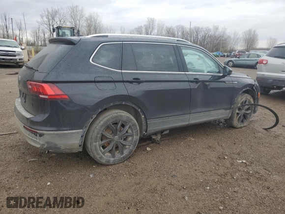 2022 Volkswagen Tiguan SE with VIN 3VV3B7AX2NM030909, listed as a Copart auction lot 53622025 with 128,210 mi miles and Clean title. Bid and sale history available at DreamBid. Image 3.