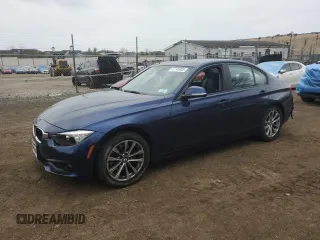 2017 BMW 3 Series 320i with VIN WBA8E1G53HNU13439, listed as a Copart auction lot 47745005 with 35,334 mi miles and Salvage Title. Bid and sale history available at carsss.com. Image 1.