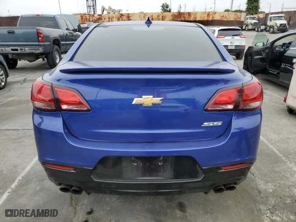 2017 Chevrolet SS with VIN 6G3F25RW5HL303149, listed as a Copart auction lot 57072044 with 27,826 mi miles and Clean Title. Bid and sale history available at carsss.com. Image 6.