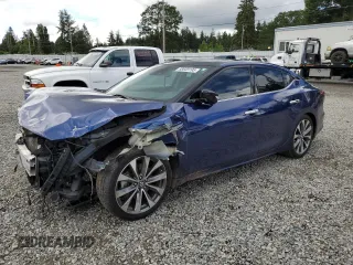 2021 Nissan Maxima Platinum z VIN 1N4AA6FV8MC509836, wystawiony jako Copart lot #58839195 z przebiegiem 55 948 mil mil oraz Szkoda całkowita • Salvage title. Historia ofert i sprzedaży dostępna na DreamBid. Obrazek 1.