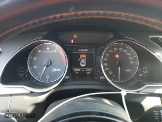 2013 Audi S5 Premium Plus with VIN WAUCGAFH4DN009057, listed as a Copart auction lot 44631485 with 124,854 mi miles and Salvage Title. Bid and sale history available at carsss.com. Image 9.