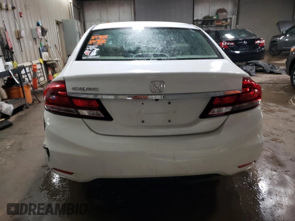 2014 Honda Civic Sedan LX with VIN 19XFB2F57EE085260, listed as a Copart auction lot 48130945 with 94,829 mi miles and Salvage Title. Bid and sale history available at carsss.com. Image 6.
