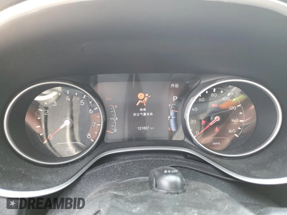 2018 Jeep Compass Latitude with VIN 3C4NJCBBXJT339470, listed as a Copart auction lot 61000055 with 75,563 mi miles and Salvage title. Bid and sale history available at DreamBid. Image 9.