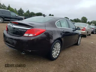 2011 Buick Regal CXL Turbo TO3 with VIN W04GX5GV9B1097859, listed as a Copart auction lot 65781954 with 97,246 mi miles and Salvage Title. Bid and sale history available at carsss.com. Image 3.