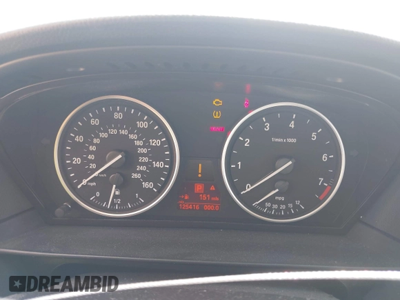 2008 BMW 5 Series 528i with VIN WBANU53558CT09789, listed as a IAAI auction lot 42073248 with 125,416 mi miles and . Bid and sale history available at carsss.com. Image 7.