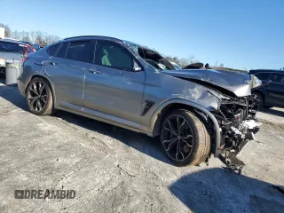 2021 BMW X4 M z VIN 5YMUJ0C03M9F33448, wystawiony jako Copart lot #87181194 z przebiegiem Nie podano mil oraz Tytuł czysty. Historia ofert i sprzedaży dostępna na DreamBid. Obrazek 4.
