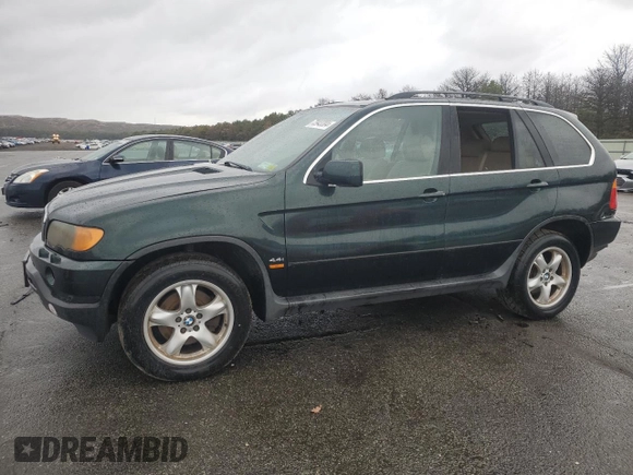 2003 BMW X5 4.4i with VIN 5UXFB33523LH41641, listed as a Copart auction lot 73943304 with 74,753 mi miles and Clean Title. Bid and sale history available at carsss.com. Image 1.