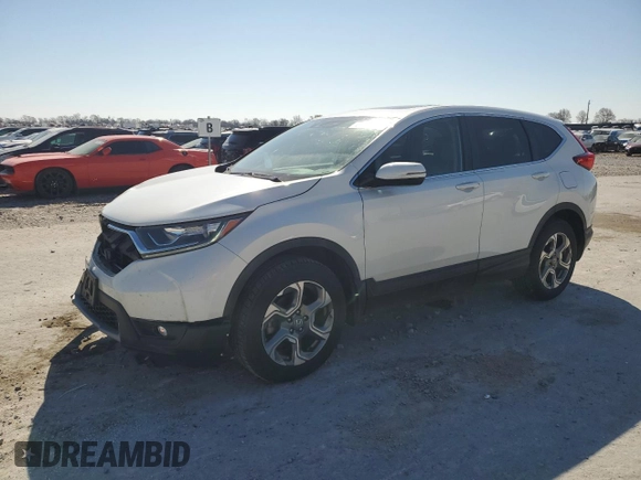 2017 Honda CR-V EX-L with VIN 5J6RW2H83HL013230, listed as a Copart auction lot 50554835 with 124,056 mi miles and Salvage Title. Bid and sale history available at carsss.com. Image 1.